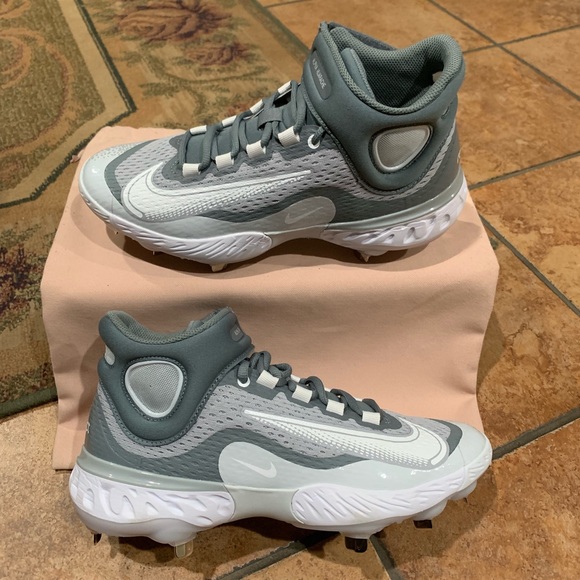 Nike Alpha Huarache Elite 4 Mid’ Baseball Cleats - Picture 7 of 13